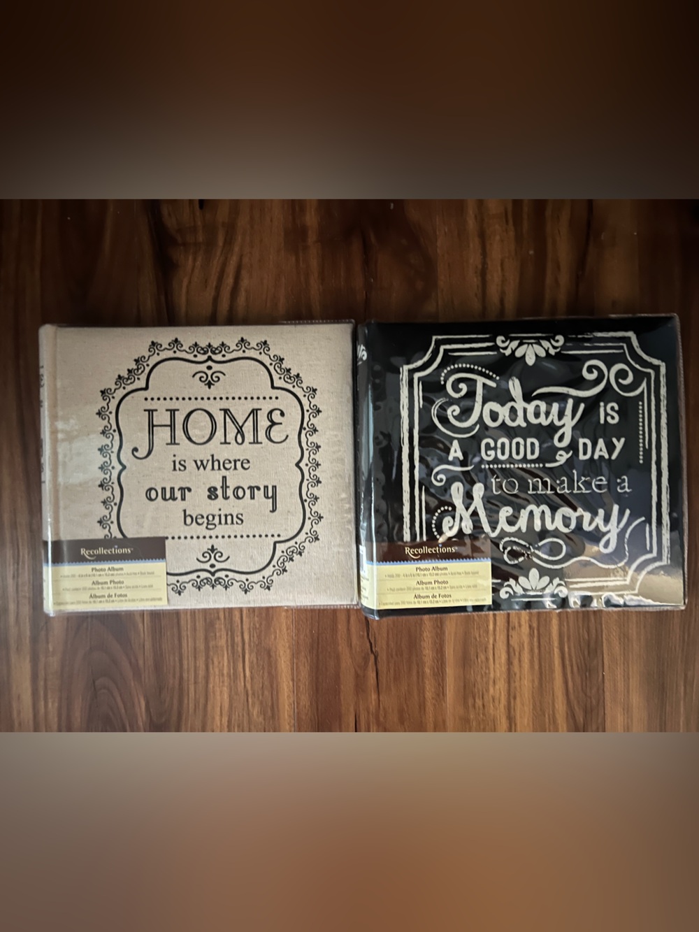 Black & Cream Photo Albums